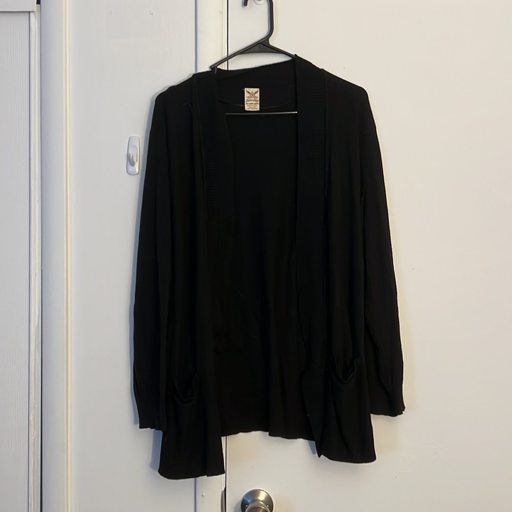 Black Long Cardigan